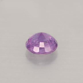 0,52 ctw natürlicher violetter Saphir, Rundschliff, VVS-VS