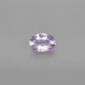 0,53 ctw natürlicher violetter Saphir, Oval Schliff, VVS-VS