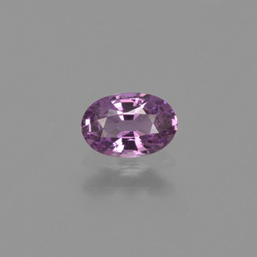 0,57 ctw natürlicher violetter Saphir, Oval Schliff, VVS-VS