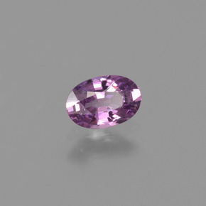 0,57 ctw natürlicher violetter Saphir, Oval Schliff, VVS-VS