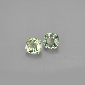  ct natürliche grüner Saphir-Edelsteine, Kissenschliff, VS