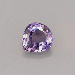 0,53 ctw natürlicher violetter Saphir, Birnenform, VS