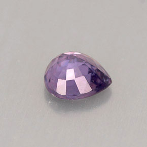 0,53 ctw natürlicher violetter Saphir, Birnenform, VS