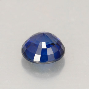1,11 ctw natürlicher blauer Saphir, Rundschliff, VVS-VS