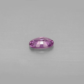 0,46 ctw natürlicher violetter Saphir, Oval Schliff, VVS