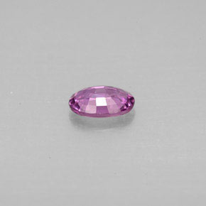 0,50 ctw natürlicher violetter Saphir, Oval Schliff, VVS-VS