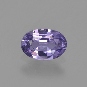 0,51 ctw natürlicher violetter Saphir, Oval Schliff, VVS-VS