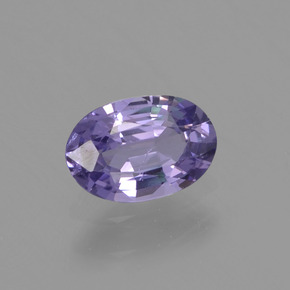 0,51 ctw natürlicher violetter Saphir, Oval Schliff, VVS-VS