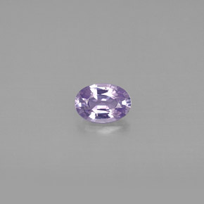 0,52 ctw natürlicher violetter Saphir, Oval Schliff, IF