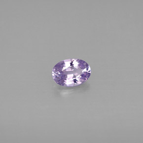 0,52 ctw natürlicher violetter Saphir, Oval Schliff, IF