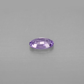 0,47 ctw natürlicher violetter Saphir, Oval Schliff, VVS-VS