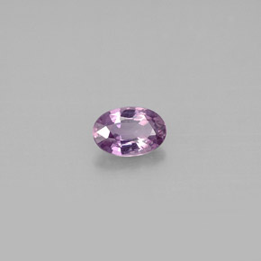 0,59 ctw natürlicher violetter Saphir, Oval Schliff, VS