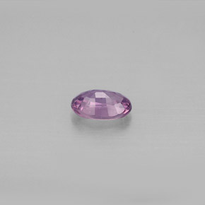 0,59 ctw natürlicher violetter Saphir, Oval Schliff, VS