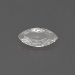 0,54 ctw natürlicher weißer Saphir, Marquise, VVS