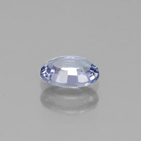 0,60 ctw natürlicher violetter Saphir, Oval Schliff, VVS-VS