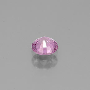 0,42 ctw natürlicher violetter Saphir, Rundschliff, VVS-VS