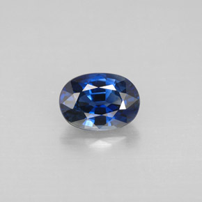 1,21 ctw natürlicher blauer Saphir, Oval Schliff, VVS-VS