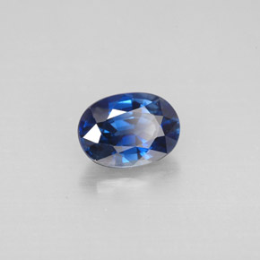 1,21 ctw natürlicher blauer Saphir, Oval Schliff, VVS-VS