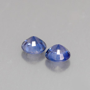  ct natürliche blauer Saphir-Edelsteine, Rundschliff, VVS