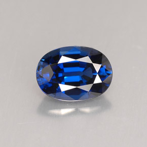 1,14 ctw natürlicher blauer Saphir, Oval Schliff, VVS-VS