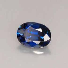 1,14 ctw natürlicher blauer Saphir, Oval Schliff, VVS-VS