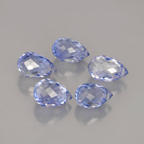 ct natürliche blauer Saphir-Edelsteine, Briolette, VVS