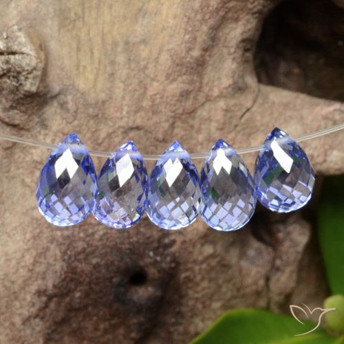 3.82ctw Natürlicher Intense Blue  Saphir, Briolette, VVS-VS