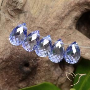 3.82 ct natürliche Intense Blue  Saphir-Edelsteine, Briolette, VVS-VS