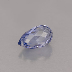 1,19 ctw natürlicher blauer Saphir, Briolette, VVS