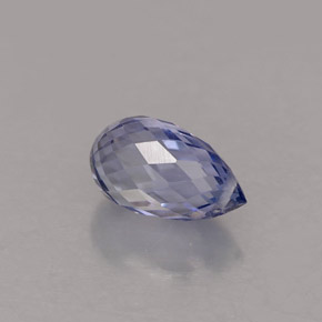 1,19 ctw natürlicher blauer Saphir, Briolette, VVS