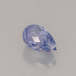 1,45 ctw natürlicher blauer Saphir, Briolette, VVS-VS