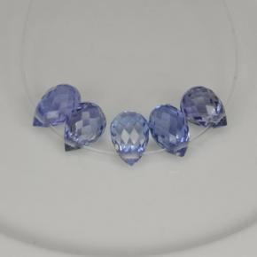  ct natürliche blauer Saphir-Edelsteine, Briolette, VVS-VS