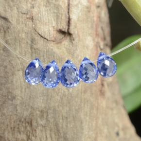 2,06 ct natürliche blauer Saphir-Edelsteine, Briolette, VVS-VS