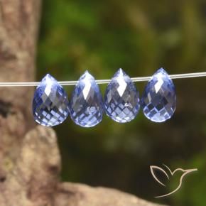 1.97 ct natürliche tiefblau Saphir-Edelsteine, Briolette, VVS-VS