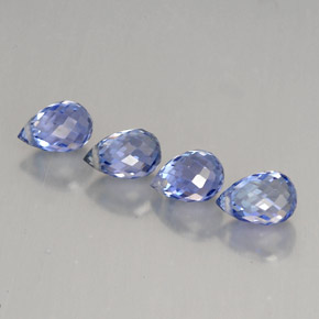  ct natürliche blauer Saphir-Edelsteine, Briolette, VVS-VS