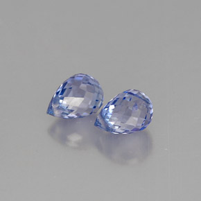  ct natürliche blauer Saphir-Edelsteine, Briolette, VS