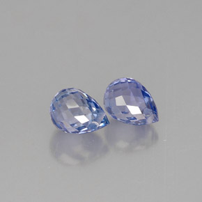  ct natürliche blauer Saphir-Edelsteine, Briolette, VS