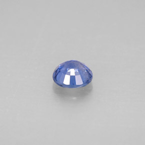 0,62 ctw natürlicher blauer Saphir, Rundschliff, VS