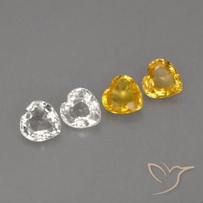 1,16 ct natürliche mehrfarbiger Saphir-Edelsteine, Herzform, VVS-VS