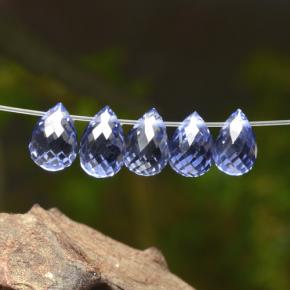 2,93 ct natürliche blauer Saphir-Edelsteine, Briolette, VVS-VS