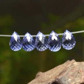 2,93 ct natürliche blauer Saphir-Edelsteine, Briolette, VVS-VS