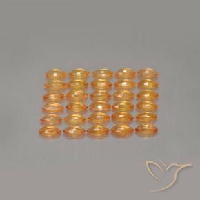 2.72 ct natürliche hellorange Saphir-Edelsteine, Marquise, VS