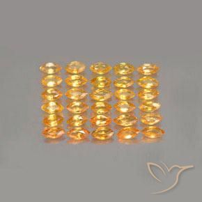 3.35ctw Natürlicher hellorange Saphir, Marquise, VS