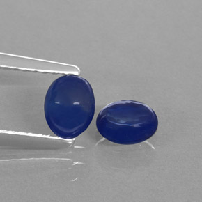  ct natürliche blauer Saphir-Edelsteine, Transparent, Transparent / Lichtdurchlässig
