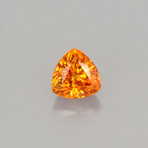 1,05 ctw natürlicher orangefarbener Saphir, Trillion, VVS-VS