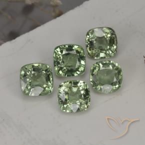 2,63 ct natürliche grüner Saphir-Edelsteine, Kissenschliff, VVS-VS