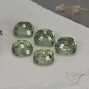 2,63 ct natürliche grüner Saphir-Edelsteine, Kissenschliff, VVS-VS