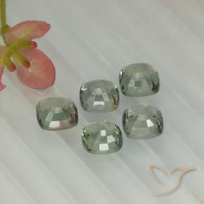 2,66 ct natürliche grüner Saphir-Edelsteine, Kissenschliff, VVS-VS