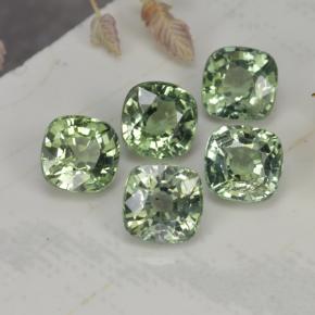 2,51 ct natürliche grüner Saphir-Edelsteine, Kissenschliff, VVS-VS