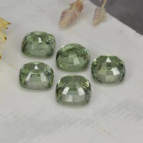 2,51 ct natürliche grüner Saphir-Edelsteine, Kissenschliff, VVS-VS